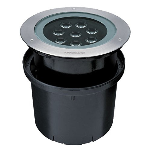 Eurofase 16W 8 LED Outdoor In-Ground Light Silver