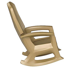 Semco Rockaway Heavy Duty All Weather Rocking Chair, Taupe, 4 Pack