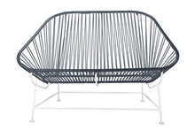 Innit Inlove Loveseat Grey Weave on Copper Frame