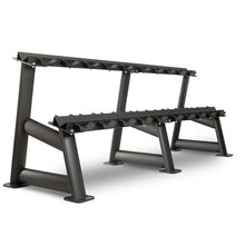 XMark Urethane 12-Sided Dumbbell Set with Rack 550 lb