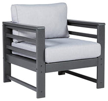 Signature Design by Ashley Outdoor Amora HDPE Patio Lounge Chair 2 Count Grey