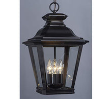 Maxim Lighting Knoxville 3-Light Pendant Light | Bronze Finish | Clear Glass Shade | Early American Kitchen Dining Pendant | 1139CLBZ