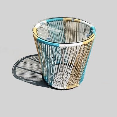 GLigeT Balcony Table and Chair Set Balcony Tables and Chairs Three Piece Outdoor Garden Furniture Sets Rattan Patio Furniture Outdoor Garden and Terrace Set Bistro Table Set (Color : Small table-01)