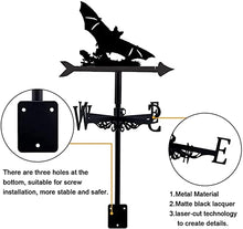 Weathervane Wind Vane Boat Weathervane Roof Vane Measuring Tools Boat Weather Vane (Bullfight)