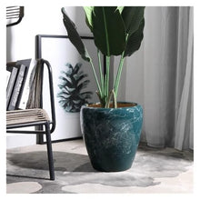 WOAITIANTIAN Flower Pots Extra-Large Ceramic Flowerpot Living Room Household Floor Tree Large Caliber Creative Balcony(Large)