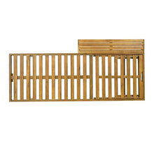 Christopher Knight Home Acacia Wood Chaise Lounge Chair Set of 2, Double/Single Outdoor Sunbathing Pool Lounger, Patio Wooden Adjustable Backrest Lounge Sofa,Teak (Frame Only)