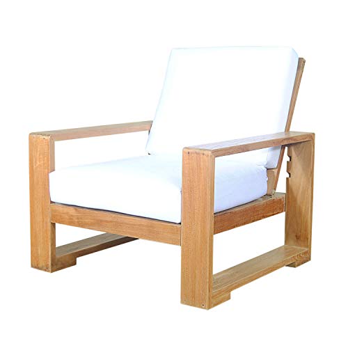 Anderson Teak DS-801 Capistrano Deep Seating Armchair, Honey Gold Teak