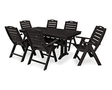 Polywood Dining Set Black
