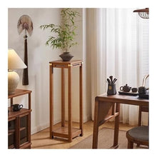 LUYOUBOZHU Vase Stand Wooden Plant Stand Flower Display Holder for Indoor Balcony and Garden Use