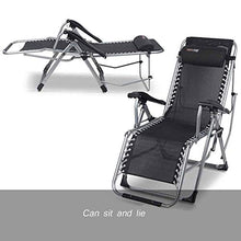 IIPOSAQQ Zero Chair Patio Chair Lounge Chair Chaise Recliner Outdoor Folding Adjustable Heavy Duty Zero Chair for Patio Pool Beach Lawn Deck Yard