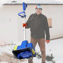 Kindevieft Electric Snow Shovel Cordless 20V 12 Inch Snow Shovel for Driveways, Lightweight Electric Snow Blower with Adjustable Handle (4.0Ah Battery and Charger Included),OneBattery
