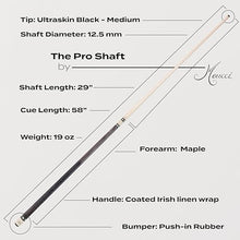 Meucci Pool Cues - Merry Widow Blue & Gray Maple Cue Stick with Paua Shell Squares Design, Irish Linen Wrap - Smoke Stain, Blue/Black Lacquered Linen