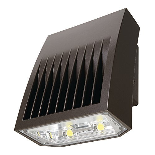 Lumark XTOR8B Cross tour Carbon Bronze 81W, Wall Mount, Full Cutoff Door, 5000K, Outdoor Integrated LED Wall Pack Light