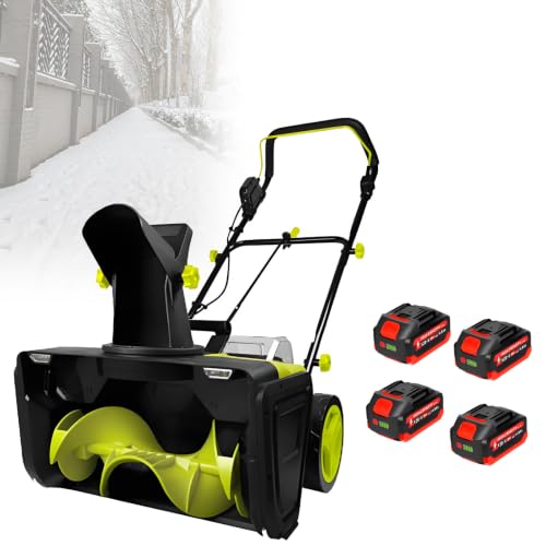 Electric Snow Removal Machine, 20 Inch Brushless Snow Blower. B