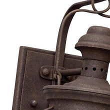 Troy Lighting Atkins 1-Light Wall Sconce | Heritage Bronze Finish | Made of Hand-Crafted Iron and Aluminum | Wet-Rated for Outdoor Use | 6.75" W x 15.5" H Profile | B5051-HBZ