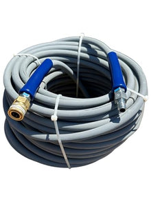 Pressure-Pro AHS290 3/8 in. x 150 ft. 4200 PSI, Gray Pressure Washer Replacement Hose, Non-Marking with Quick Disconnects