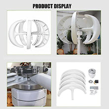 HENGJINGTR 12v, 4000W Vertical Wind Turbine,110V/220V Vertical Axis Permanent Maglev Generator Electric Power Generator with Mppt Charge Controller
