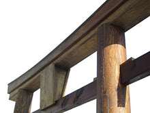 SamsGazebos Japanese Shinto Temple Myojin Style Torii Gate 8 ft Brown