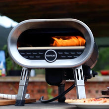 Portable Outdoor Gas Pizza Oven with Rotating Stone by Revolve