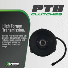 Xtreme Outdoor Power Equipment X0918A PTO Clutch Compatible with/Replacement for John Deere 200, 210, 212, 214 and 216 AM38404, MA-GT-JD3 Double A Belt Width, 1" ID, 5" Pulley Diameter