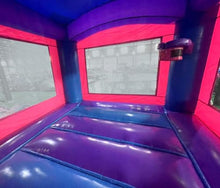 Pogo Bounce House Deluxe Pink Castle Combo Inflatable Bouncer with Water Slide 12x12x18 ft