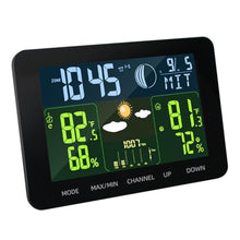Dntum Intelligent Alarm Clock Creative Indoor Outdoor Temperature Humidity Moon Phase Weather Forecast