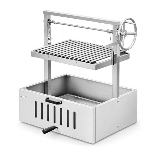 Santa Maria Grill, Argentine Parrilla, Adjustable V-Grate, BBQ