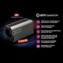 Golf Buddy Aim Quantum Golf Laser Rangefinder Grey and Black