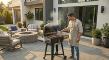 LifeSmart WiFi Controlled Smart-Temp Grill: Automatic Electric Ignition Charcoal BBQ with App-Enabled Precision Temperature Control & 800°F Searing Mode - 750 sq. in. Cooking Surface