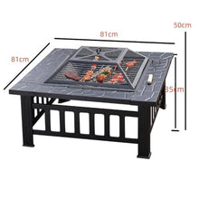 TEOYETTSF Outdoor Barbecue Stove Tea Boiling Table Detachable Grill Frame Courtyard Firewood