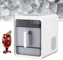 UILMLIO Portable Ice Maker for Countertop - Makes 12 Ice Cubes in 10 Mins, 1.5L Water Tank, Self-Cleaning, Ideal for Home Bar, Kitchen, Office, Camping & Outdoor Activities.
