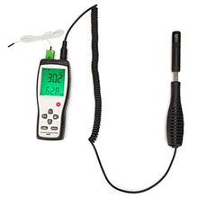 Industrial High-Precision Temperature and Humidity Gauge Meter with Backlight Digital Psychrometer Thermometer