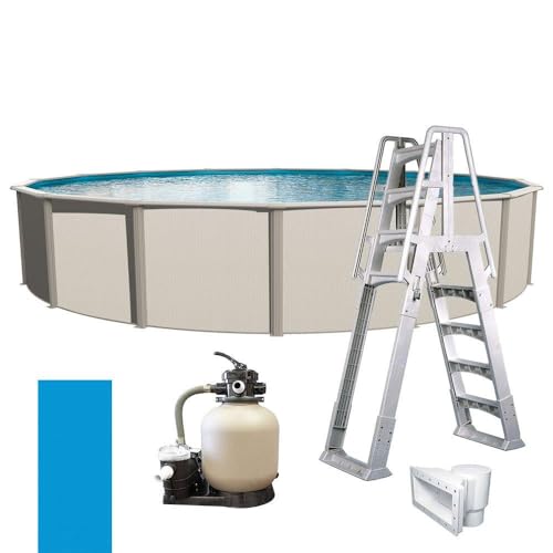 In The Swim 24' Round Above Ground Pool Weekender Package Multi-Colored