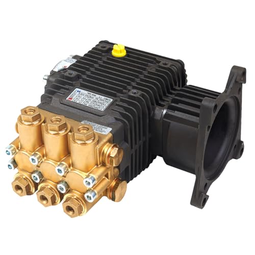 Bertolini TMG 4040: 4000 psi @ 4 US gpm Pressure Washer Replacement Pump, 1-inch Horizontal Gas Shaft, Italian-Made Triplex Pump