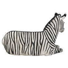 Design Toscano African Striped Zebra Photo-Op Sculptural Bench 68 Inch Black/White