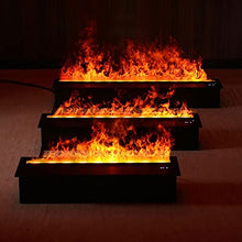 Bedroom Fireplace Fireplace Stainless Steel Recessed Electric Fireplace 3D Touchable Flame Touch Panel and Remote Control Operation Fireplace Heater