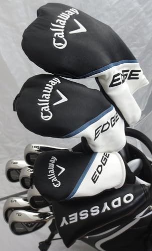 Callaway 2024 Tall Mens Complete Golf Set Driver, Wood, Hybrid, Irons, Odyssey Putter Black/White/Blue