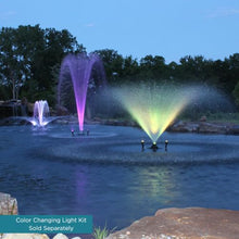 1/3 HP Floating Fountain & Aerator for Ponds and Lakes with 100 ft Cord