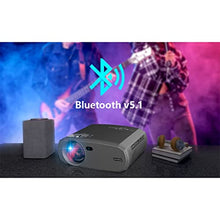 TEDILUVI V50 Portable 5g Projector Mini Smart Real 1080p Full Movie Proyector 200'' Large Screen Led Projectors