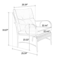 Patio Furniture Set with Small Outdoor Table, Comfortable Seats, Unbreakable Steel Table, Easy Assembly & Reliable Service, Patio Bar Set w/ Sillas para Balcon, Sillas para Patio Exterior (Grey)