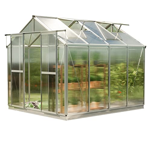 Spahir 5 8.5x8.5 ft Walk in Greenhouse