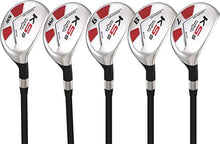 Majek Senior Men’s Golf All Hybrid Partial Set Black