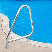 Pool Handrail Handle Grab Rails Swimming Swimming Pool Handrails Spa Deck Rails, Stainless Steel 3- Bend Safety Handrails, (Size : 81x90cm)