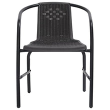DYRJDJWIDHW Garden Chairs 6 pcs Outside bar stools,Outdoor Chairs,Patio Set,Outdoor Chairs Set of 2,Outdoor Patio,Outdoor bar stools,Plastic Rattan and Steel 242.5 lb