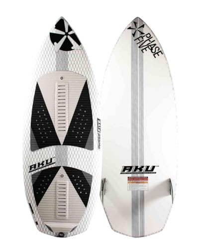 PHASE FIVE Wakesurf Board AKU V2 58" Black / White