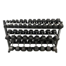 TRUE IRON Rubber Hex Dumbbells Sets - Premium Quality Dumbbell Weights - Solid-Steel Handle - Strength Training Equipment - Multiple Choices Available