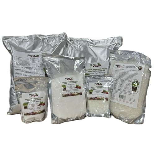 Transform Your Garden with Soil Vigor® - Enhance Hydration, Growth, and Resilience with 9 x 5-Pound Bags (Total 45 Lb) (Small Granules)