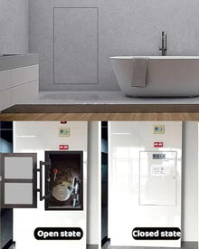 Elitix Tile Hidden Inspection Access Door for Walls, Flush Mount Access Panel for Bathroom Jacuzzi, Plumbing Inspection Cover for Water Line(550x350mm/22x14in)