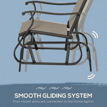 Cvqza Chairs Set, Comfortable Outdoor Gliding Chairs Set for Relaxing, Ideal for Patio, Bistro Dining, Perfect for Families and Entertaining