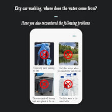 Vdniduir Pressure Washer, 300W Portable Car Washing Machine,Deep Cleaning Tools,with Water Pipe/Two Flushing Modes, for Patio and Car Cleaning
